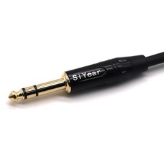 5 Foot 1.5m Balanced 3 Pin XLR Male To 1/4 Inch 6.35mm TRS Microphone Cable