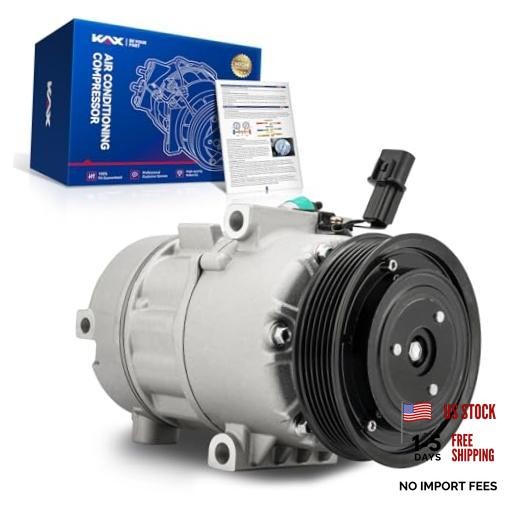 198383 AC Compressor Fits for Elantra 2014-2017, Elantra 1 Count (Pack of 1)