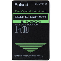 Roland SN-U110-01 Pipe Organ Harpsichord Sound Library Rom Card For U-110