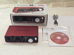 Focusrite Scarlett 2i2 USB Audio Interface, 2 Channel, 2nd Gen W/ Box Etc