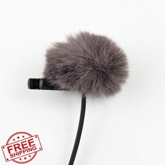 CANFON lavalier mic windscreen gray 2pk