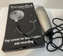 Samson C01U Pro USB Large Diaphragm Studio Condenser Microphone Mic & Pop Filter