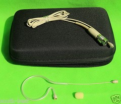 Pro earset Head Headset Microphone for Audio-Technica Detachable Cable with box
