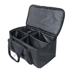DJ Stage Light Par Light Bag Padded Travel Bag for Par Can Light with Dividers