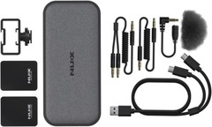 NU-X B-10 Vlog Camera Wireless Microphone System for Vlog Shooting, Streaming