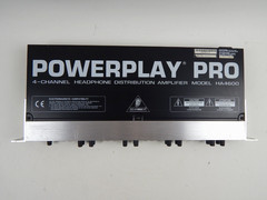 Behringer Powerplay Pro HA-4600 4 Channel Headphone Distribution Amplifier