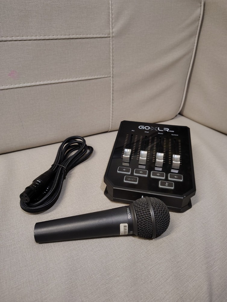 TC Helicon GoXLR Mini + Behringer XM8500 Dynamic Mic -STREAMING CONTENT BUNDLE