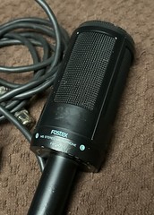 Fostex M20RP Stereo Ribbon Mic 1980s Vintage 5-Pin