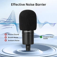 Pop Filter/Windscreen for Audio-Technica AT-2020 AT-2035 AT-2040 AT-2050 ATR2500