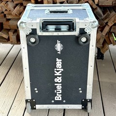 Vintage Bruel & Kjaer Flight Road Case by Georgia Case Co. Padded Wheels USA