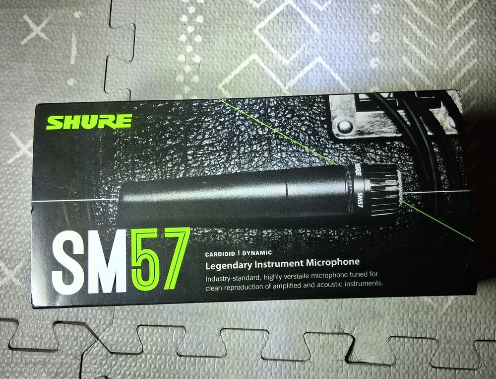 Shure SM57 Cardioid Dynamic Instrument Microphone. BRAND NEW✅️