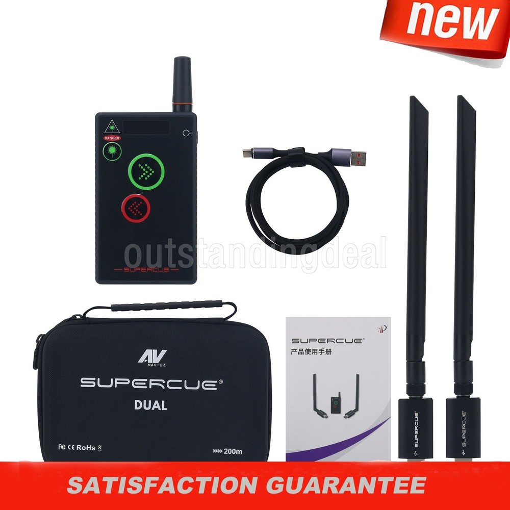 SuperCue Dual Version Intelligent Green Laser Wireless Presentation Controller