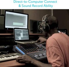 PYLE 8-Channel Bluetooth Studio Audio Mixer – DJ Sound Controller Interface w/