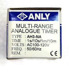 1pc Industrial Timer AH3-NA 1S / 10S / 1M / 10M AC110V UL RoHS ANLY Taiwan