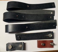 MISC LEATHER STRAP PARTS For The Moog LIBERATION Synthesizer OEM PARTS READ
