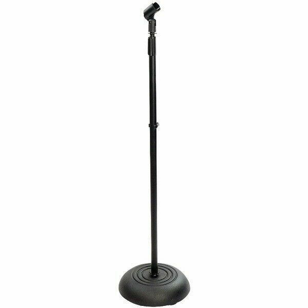 Plye PMKS5 Compact Base Microphone Stand – Black