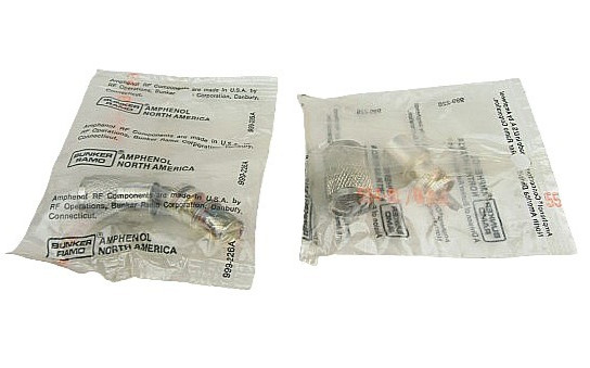 Amphenol 83-1SP UHF Male Solder Connector, Set of 2 – New Old Stock, Free Ship