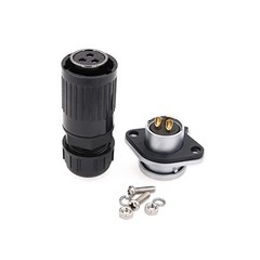 HP20 3 Pin Connector Waterproof Circular 20mm Female plug+male socket 3pin