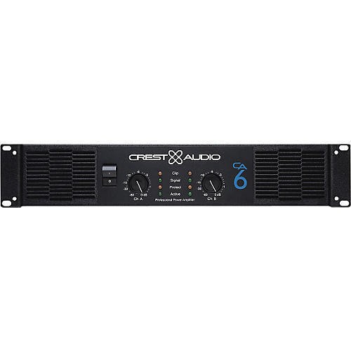 Crest Audio CA6 Professional Power Amplifier – 1500W – Made in USA -Rack Mount