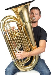 NEW TUBA BELL COVER 17 inch BAND BRASS INSTRUMENT COVER MERV-13 Protection