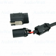 2X PREMIUM DJ / PRO TRUE AUDIO SPEAKER CABLE SPEAKON TO SPEAKON 16 GAUGE 25 FEET