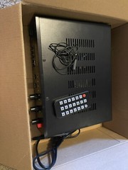 Pyle PFA600BU Wireless Amplifier PA Receiver & Microphone Receiver System