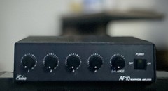 Vintage Multi Channel Headphone Amplifier 4 Stereo Input Solid State Mixer Works