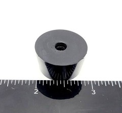 Rubber Equipment Feet Bumper 1″ wide Steel Washer 1/2″ Tall Audio Speakers Amps