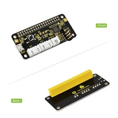 KEYESTUDIO ReSpeaker 2-Mic Pi HAT V1.0 for Raspberry 65mm x 30mm, Black