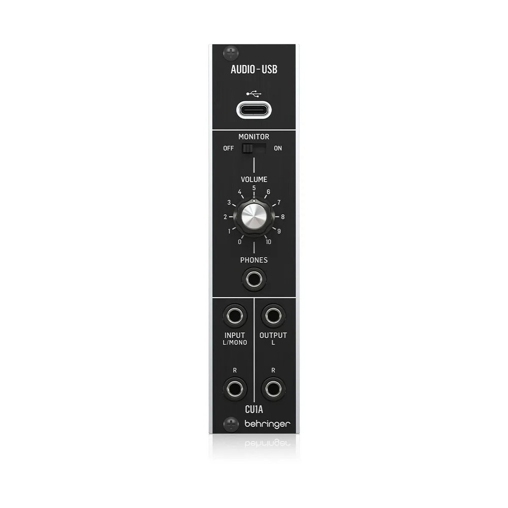 Behringer CU1A Ultra-Low Latency 2×2 USB-C Audio Interface for Eurorack