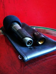 Vintage 1980’s Shure SM58 cardioid dynamic microphone w accessories USA SM57 17