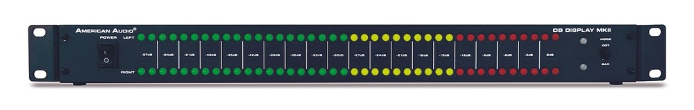 American Audio ADJ DB DISPLAY MKII 19″ 5V LED Db Level Display and Amp Rack