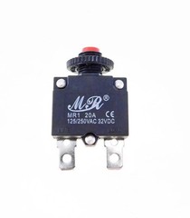 PROCRAFT MR1-20A 20A Panel Mount Circuit Breaker / Overload Protector