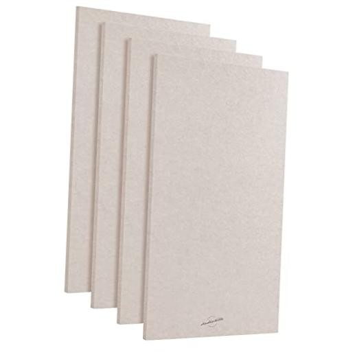 Acoustic Panels, 4 Pack ROOM KIT, Large, 46″ x 23″ 4 Panels – ROOM KIT Natural