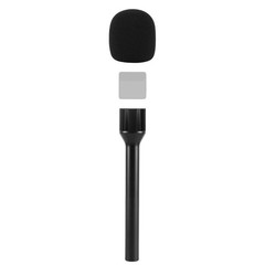 CaTeFo Microphone Interview Handle GO Handheld Adapter with Black