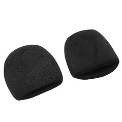 10 Pcs Thick Handheld Stage Microphone Windscreen Foam Case Cover Karaoke Black