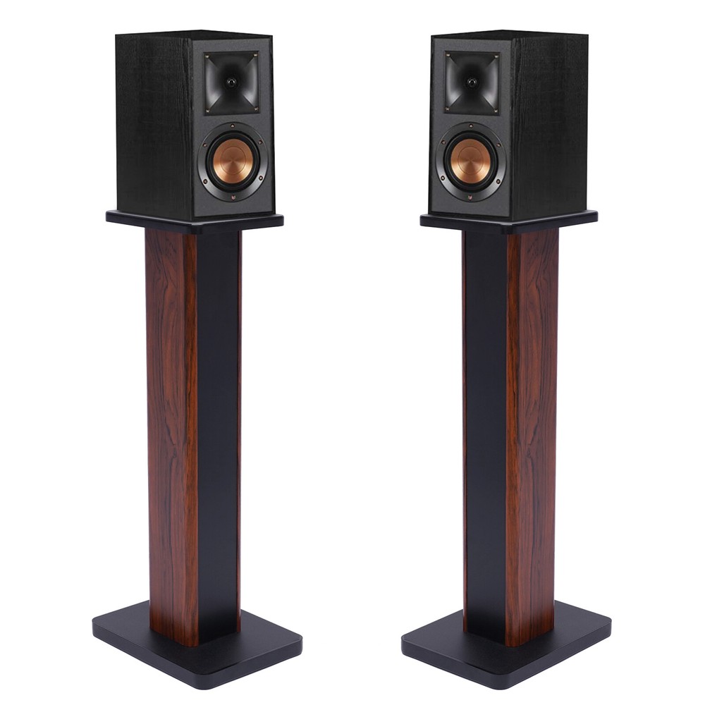 28″ Pair Thick Speaker Bookshelf Stands Theater Speaker Holder Home Stable