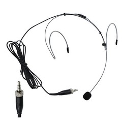 Headset Microphone for Sennheiser ew100 sk100 G2 G3 G4 Wireless earset mic Black