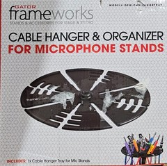 Gator Frameworks Mic Stand Cable Hanger Tray