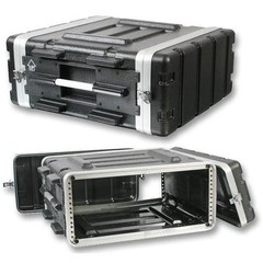 NEW PA DJ 4U Equipment Rack Mount Flight Storage Case.Concert.19″.4 space.4ru