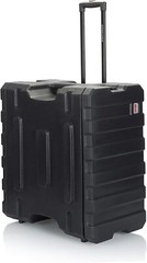 Gator Cases Pro Series Rotationally Molded 6U Rolling Rack Case with 19″ Depth