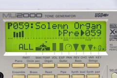 Resoldered Yamaha MU2000 EX TONE GENERATOR XG Sound Module New Internal Battery