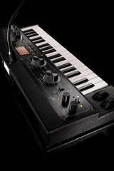 Analog Modeling Synthesizer Vocoder microKORG XL+ Compact Adapter Microphone
