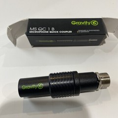 Gravity MSQC1B Quick Coupler For Microphone Clips And Boom Arms (NEW OPEN BOX)