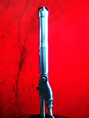 Vintage 1950s Electro Voice 636 dynamic microphone Hi Z w stand & cable 664 605