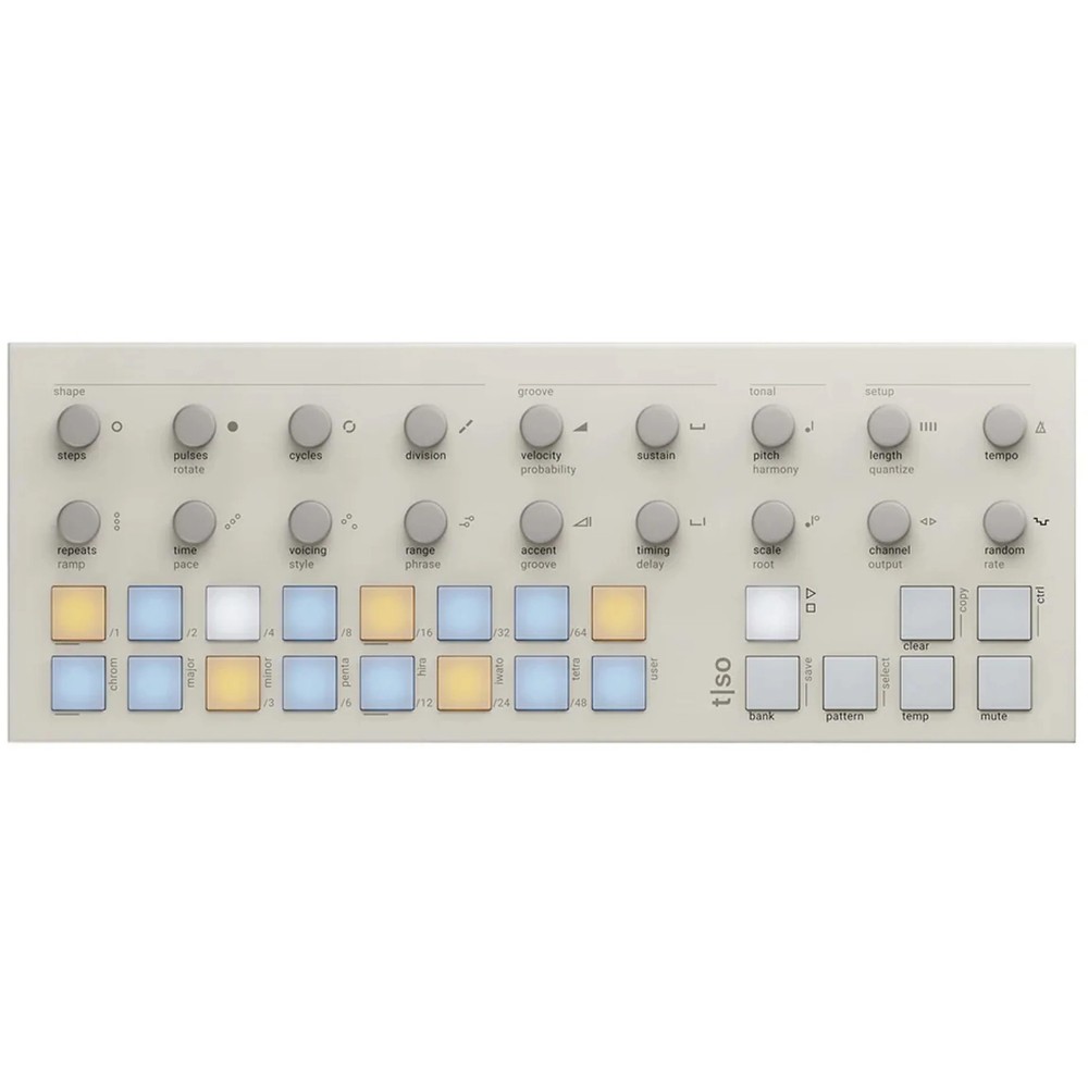 Torso Electronics T1 16-Track Algorithmic Desktop Sequencer – White