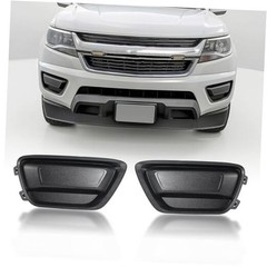Pair Fog Light Cover Bezel for Chevy Colorado 2015-2021 Left and Right Side