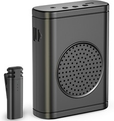 Wireless Voice Amplifier with Wireless Lavalier Microphone, Bluetooth Speaker