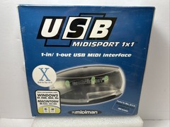 Midiman USB MIDISPORT 1×1 USB MIDI Interface For Windows & Mac OS X