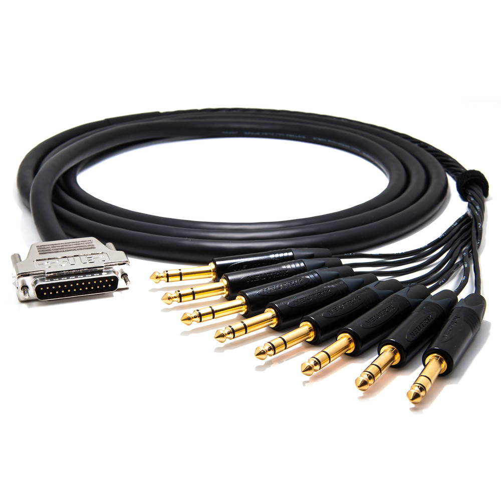 Canare MR202-8AT 8 Multicore Analog Snake Cable | D-Sub 25 Male to TRS Male.